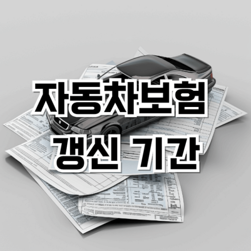 자동차보험 갱신 기간