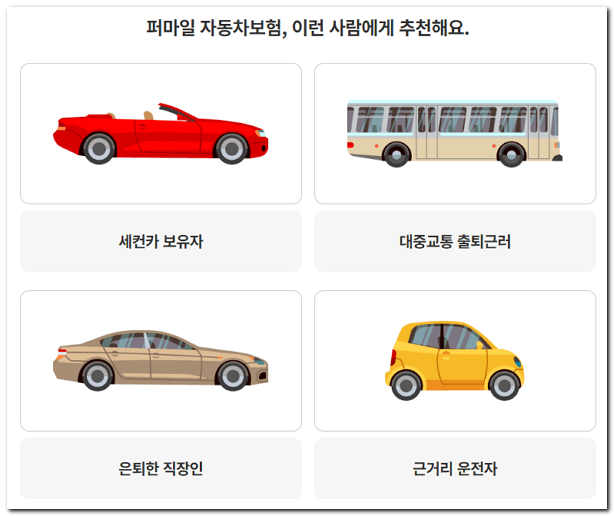 퍼마일 자동차보험 누가 가입